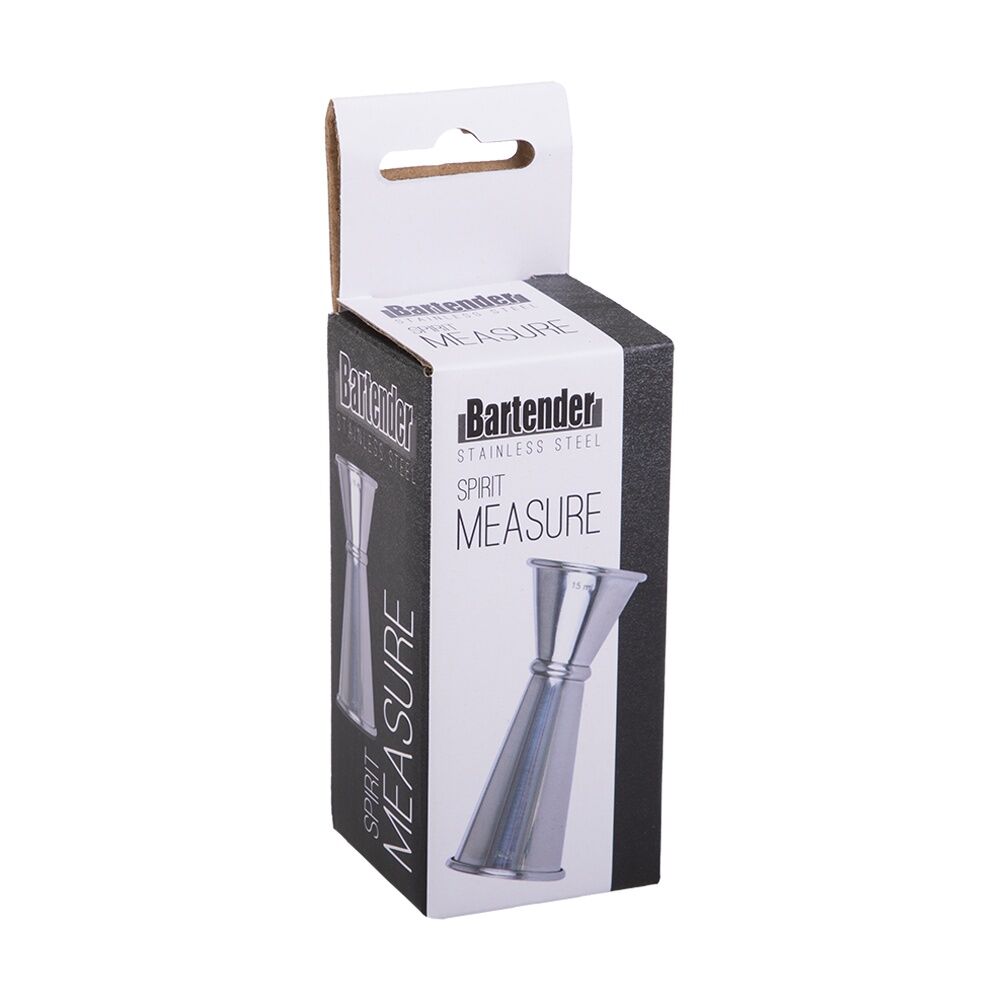 3PK Bartender Stainless Steel Spirit Measure Utensil Half & Full Nip 15ml/30ml