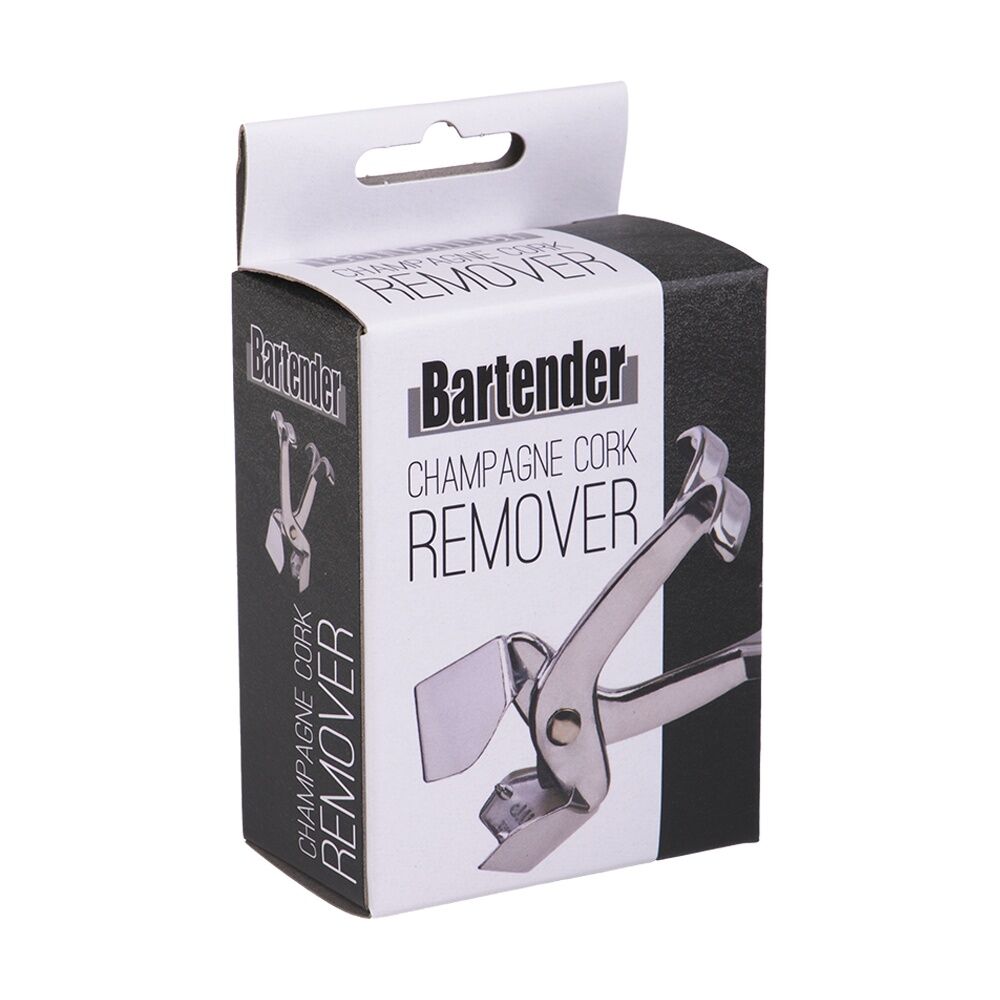 2PK Bartender Champagne Cork Remover W/ Easy Grip Handle & Strong Alloy Body