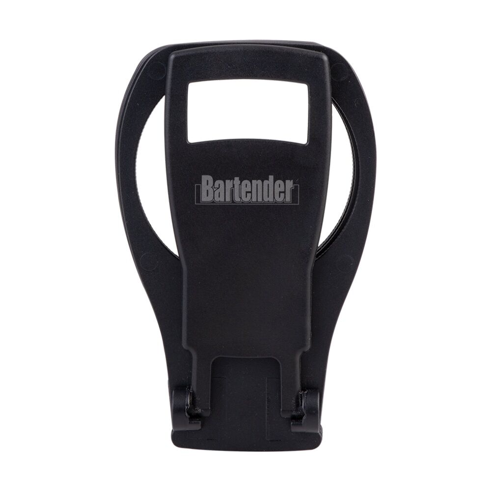Bartender Portable Folding Cup Holder For Up To Four Cups Black