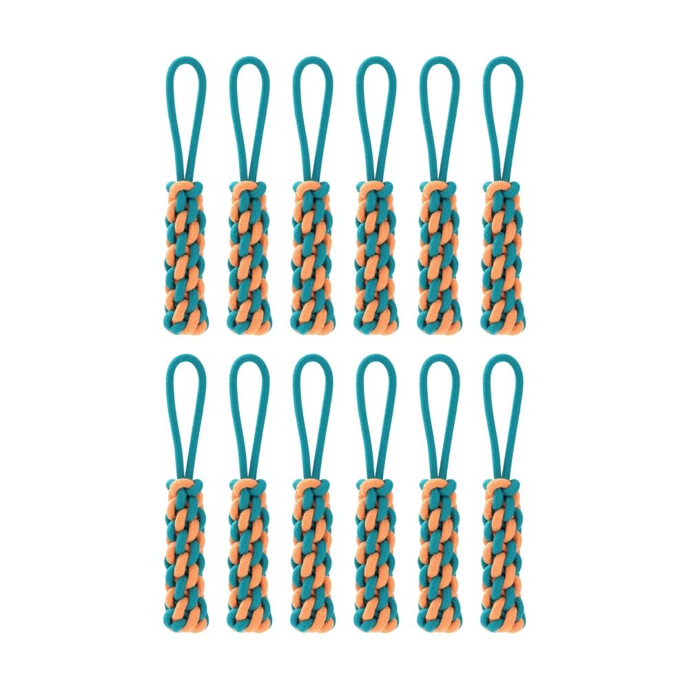 12PK Paws And Claws Rope Chew Pet Dog Toy Durable Knotted Assorted 29cm 110g