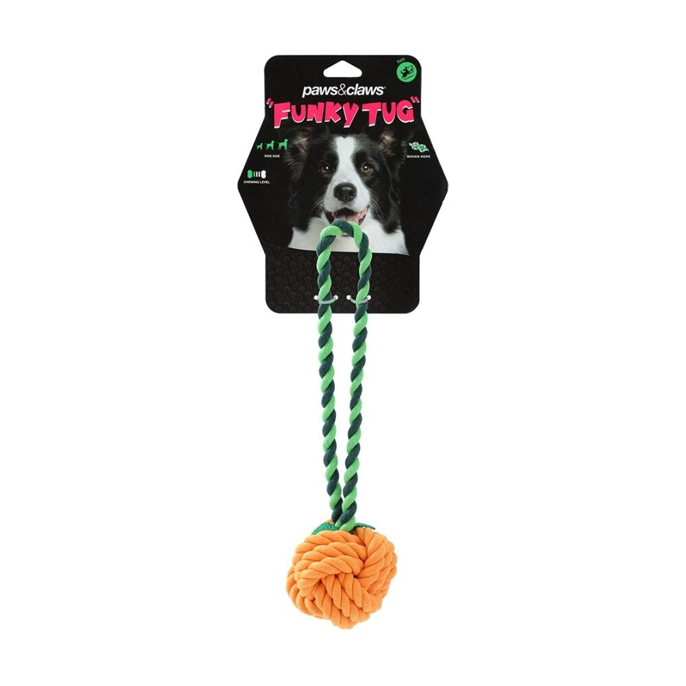 6PK Paws And Claws Fruit Rope Pet Dog Toy Durable Woven Assorted 25x13x6cm