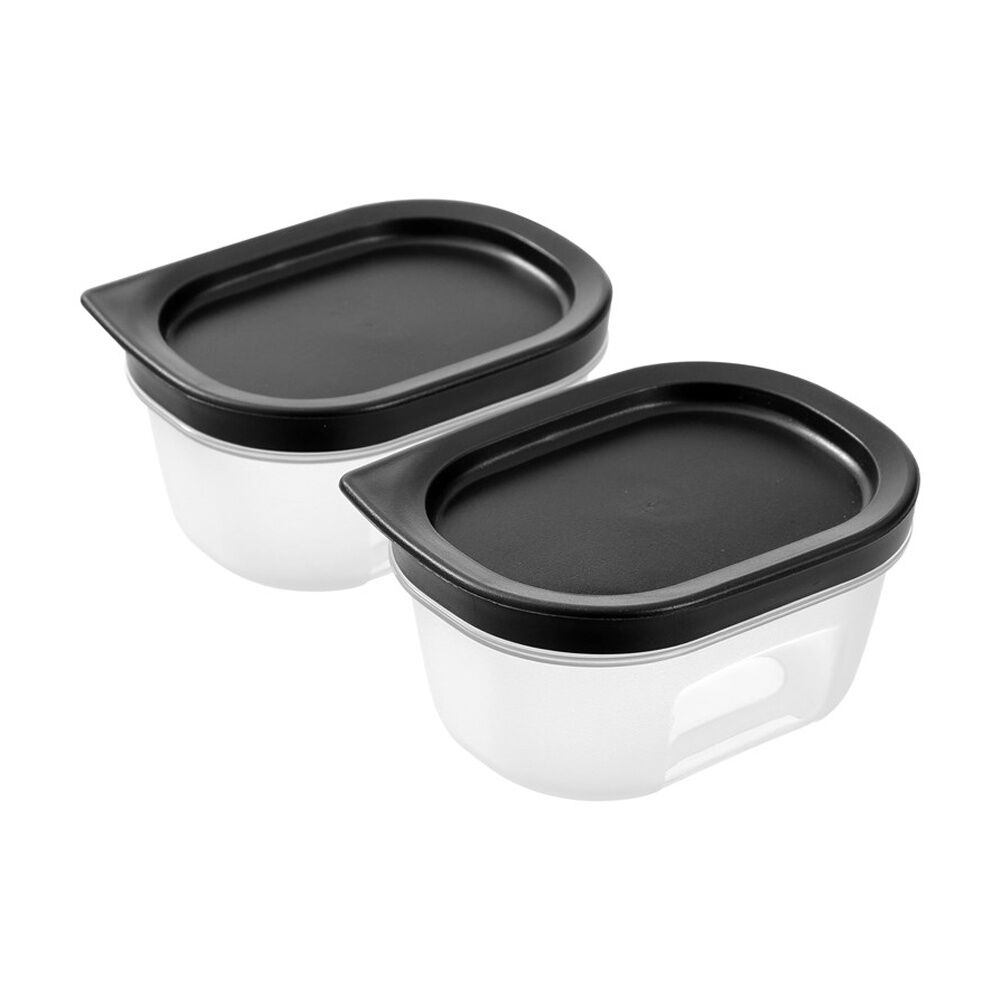 24x 2pc Lemon And Lime Food Reusable Container Organiser 200ml 10x7.5x5cm