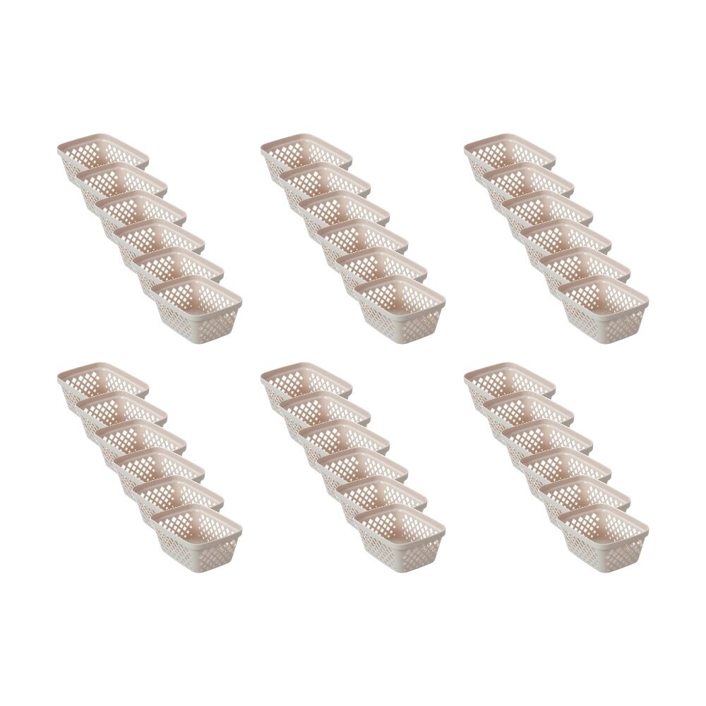 36x 2pc Boxsweden Diamond Tray Home Organiser Storage Container 15.5x11.5x6.5cm