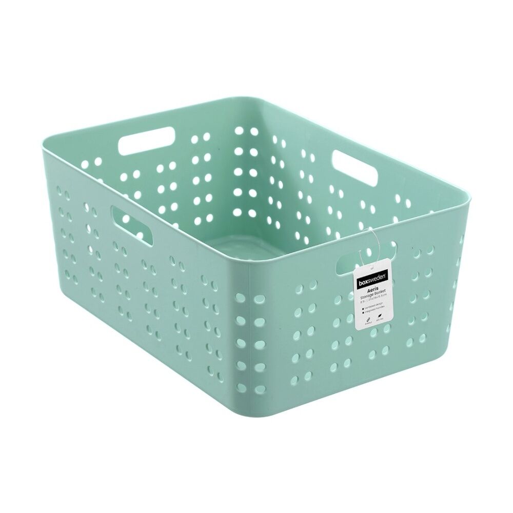 6PK Boxsweden Aeris Basket Home Organiser Storage Container Assorted 8.5L