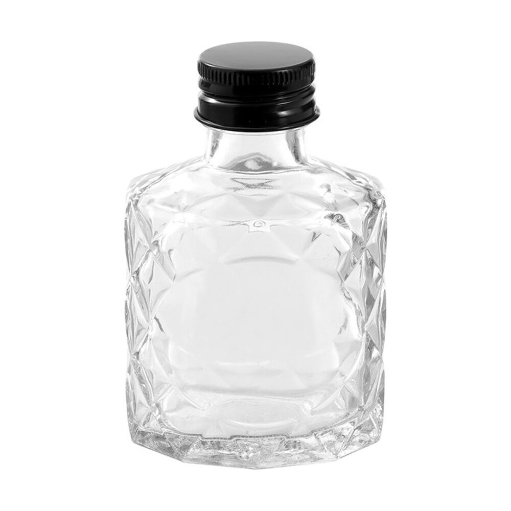 12PK Lemon And Lime Verre Quilt Glass Reusable Food Container Lid Black 100ml