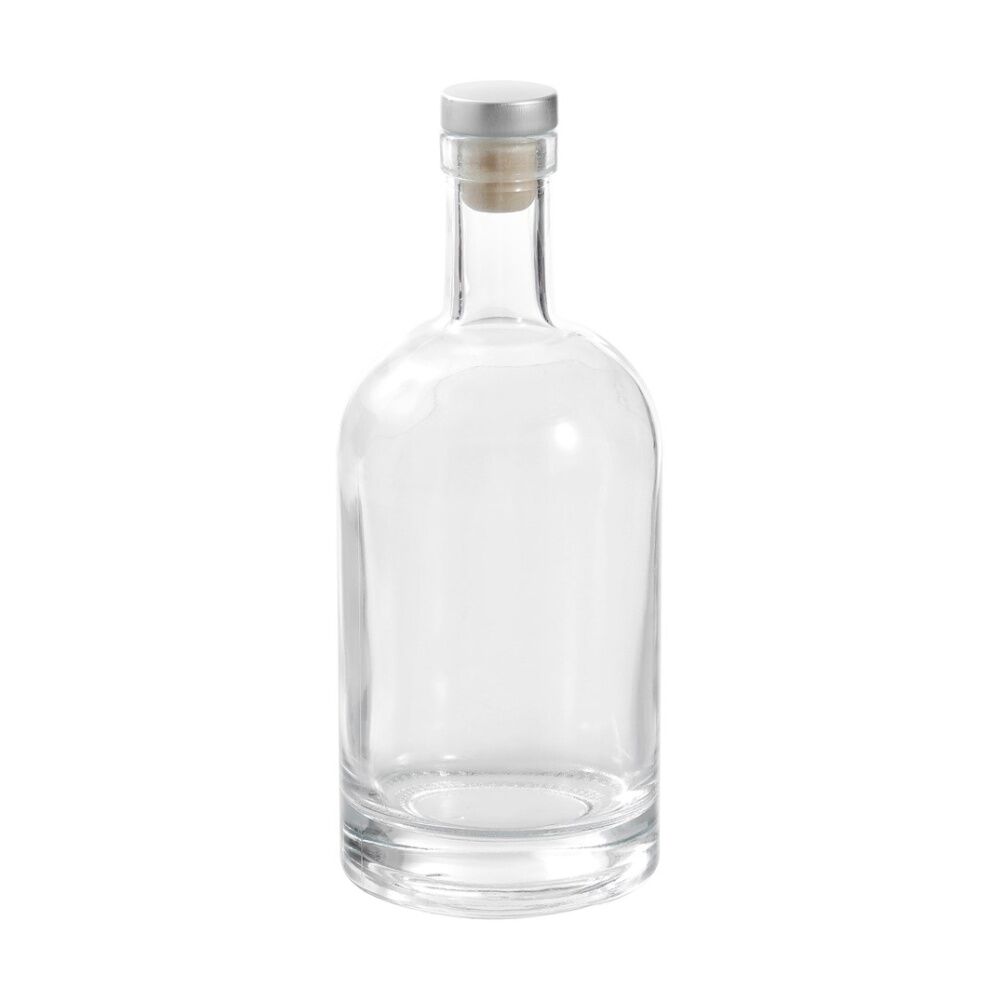 12PK Lemon And Lime Verre Round Glass Bottle Reusable Food Container 500ml