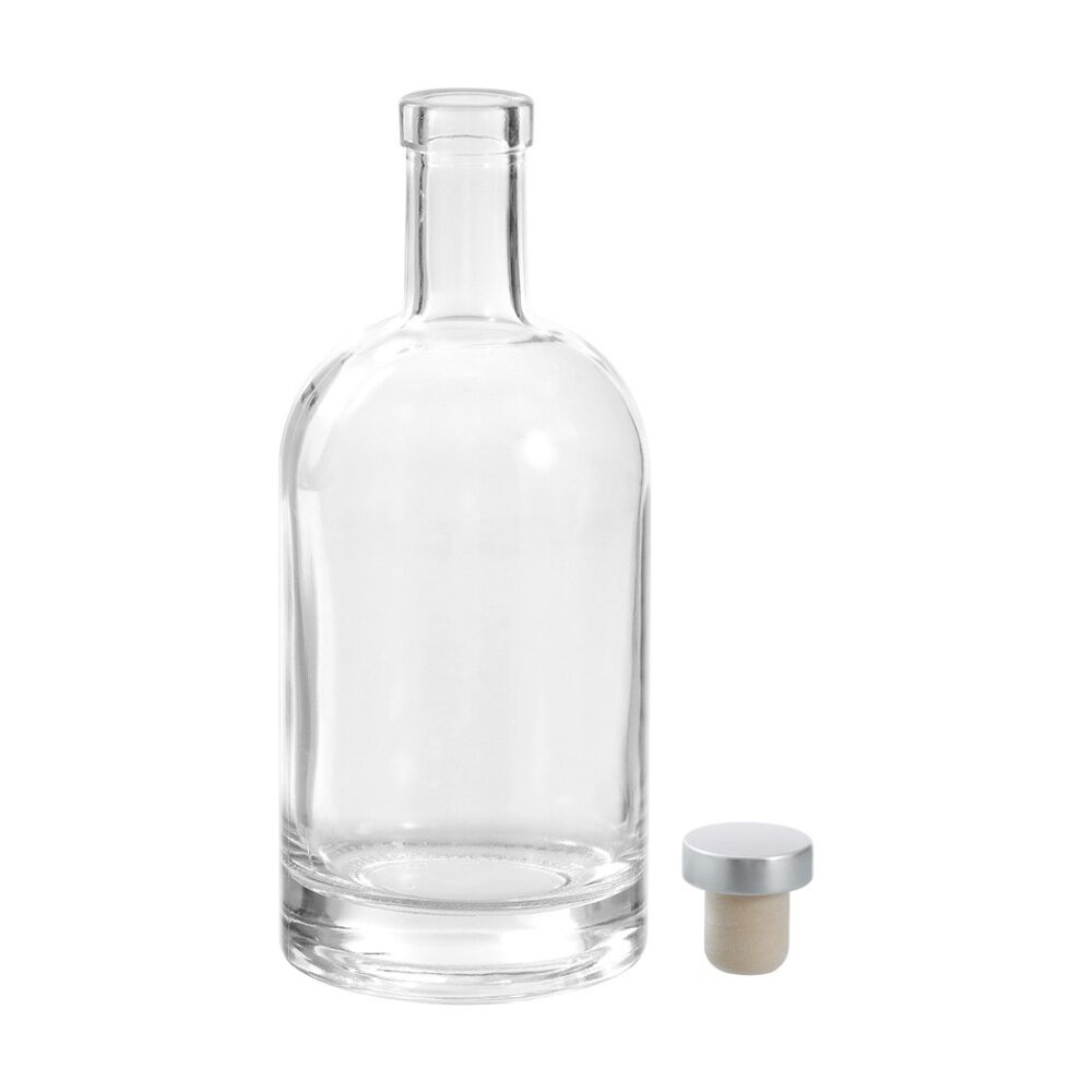 12PK Lemon And Lime Verre Round Glass Bottle Reusable Food Container 500ml