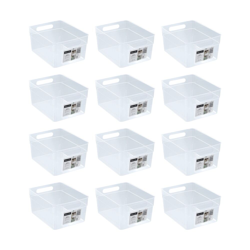 12PK Boxsweden Nova Home/Office Plastic Storage Container 7L 28x22.5x14.5cm