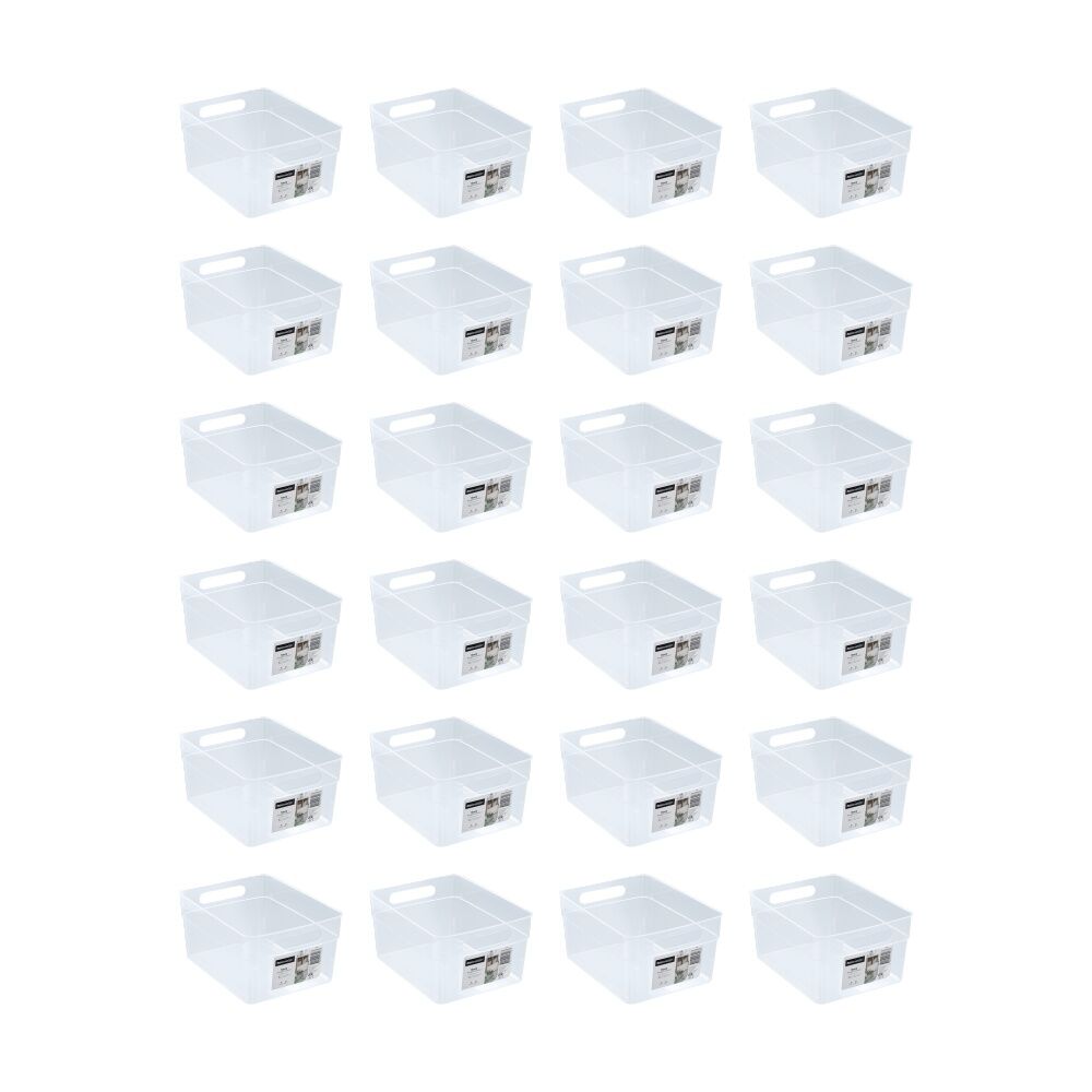24PK Boxsweden Nova Home/Office Plastic Storage Container 7L 28x22.5x14.5cm