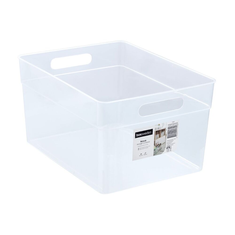 12PK Boxsweden Nova Home/Office Plastic Storage Container 17.3L 37.5x29.5x20cm