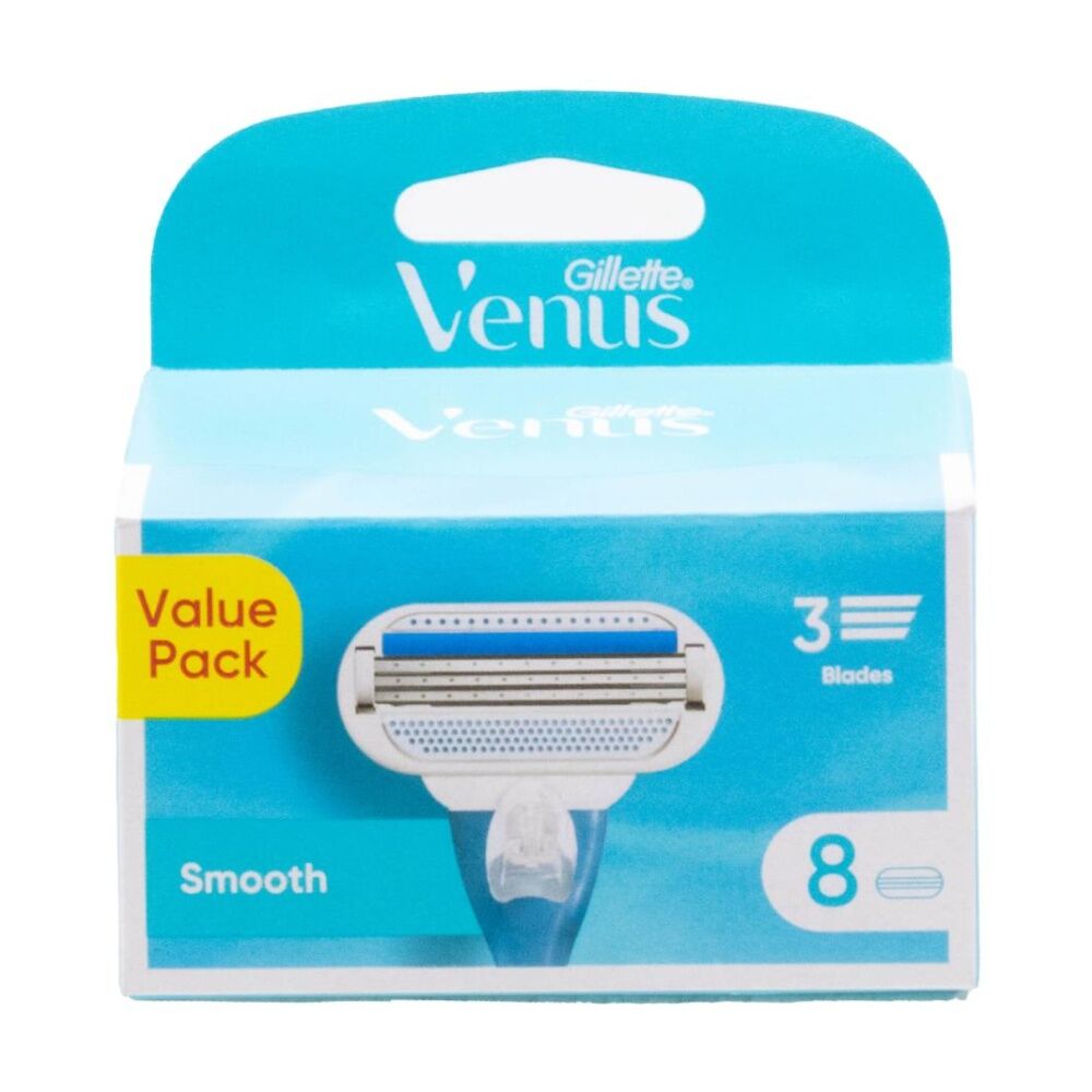 4x 8pc Gillette Venus 3 Blade Razor Cartridges Smooth Value Pack Women's