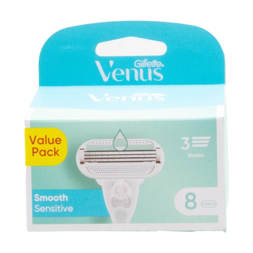 4x 8pc Gillette Venus 3 Blade Razor Cartridges Smooth Sensitive Value Pack