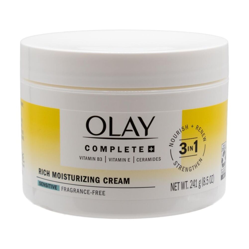 3PK Olay 3-in1 Nourish Renew & Strengthen Hydrating Rich Moisturising Cream 241g