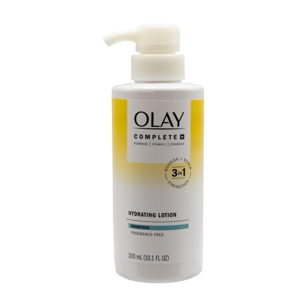 12PK Olay 3-in1 Nourishing Renewing & Strengthening Hydrating Skin Lotion 300mL
