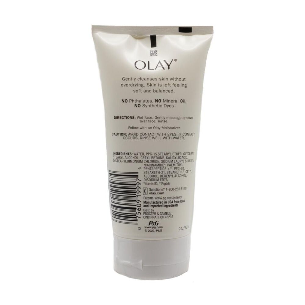 3PK Olay Cream Cleanser Balancing Collagen Peptide For Dry Skin 150ml
