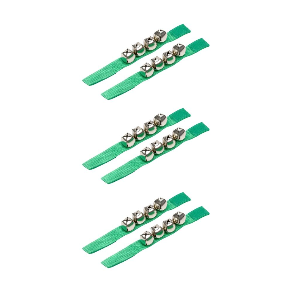 3x 2pc Vivaio Reindeer Bells Kids Musical Instrument Classroom Learning 3Y+ Wood