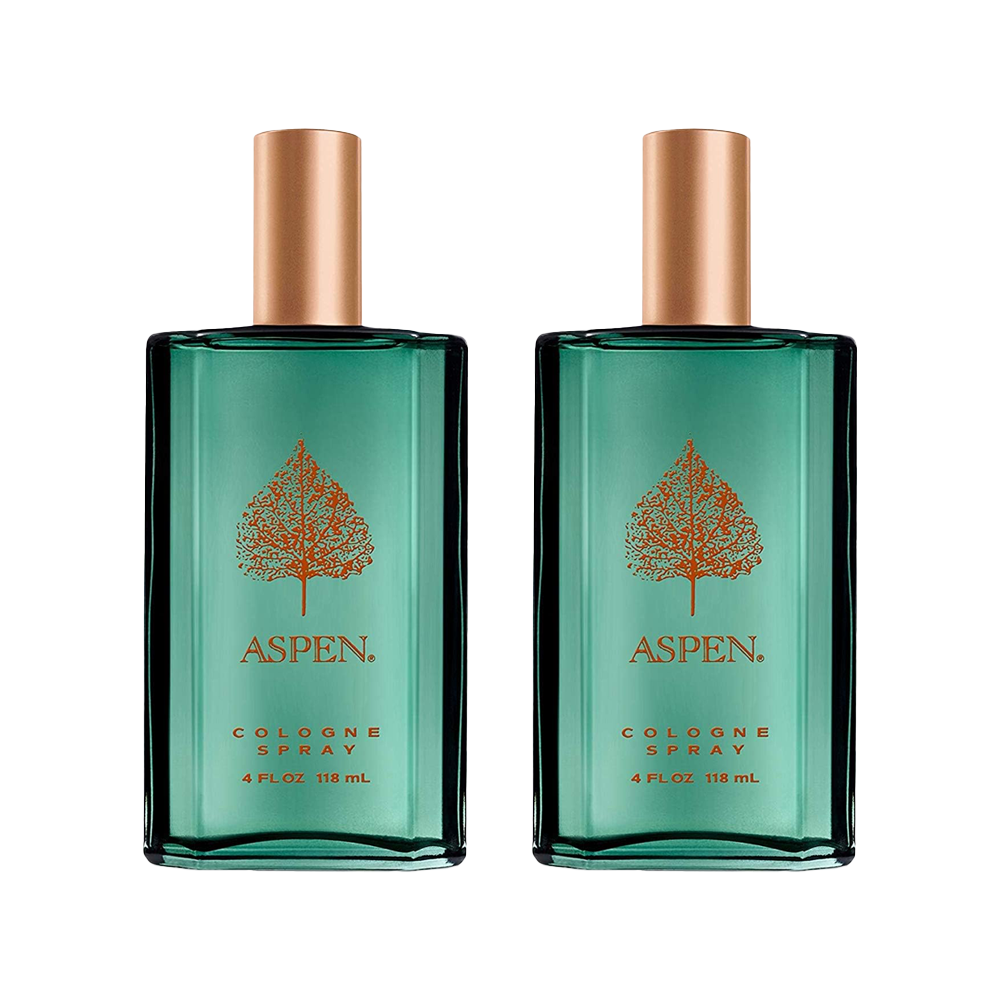 2PK Coty Aspen 118ml Men's Cologne Eau De Toilette Classic Aromatic Fragrance