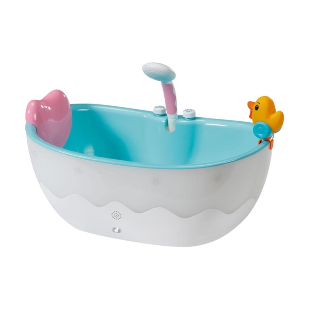 Baby Born Bathtub Playset With Light Sound Effects Cushion Splash Duck 3y+