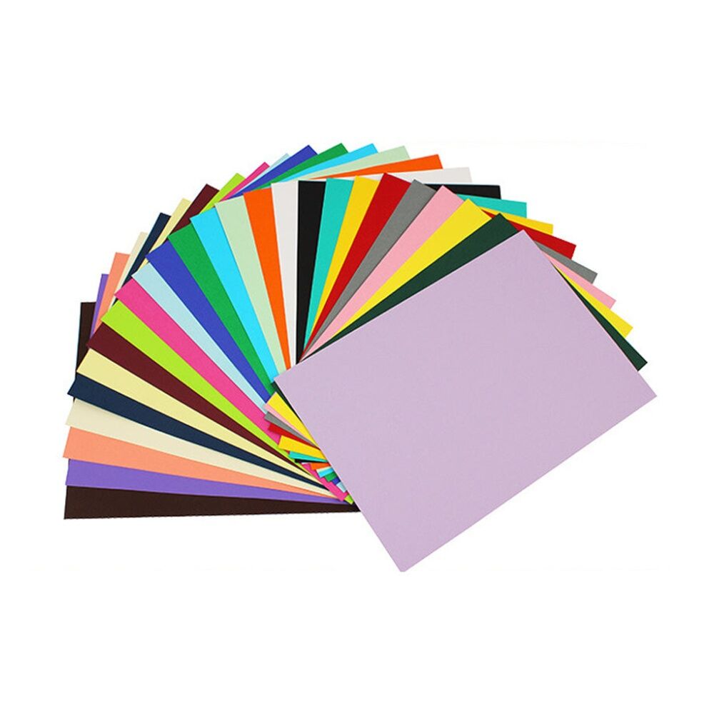 4x 100pc Tacco Coloured Cardboard A4 220gsm Sheets 3y+ Multicolour