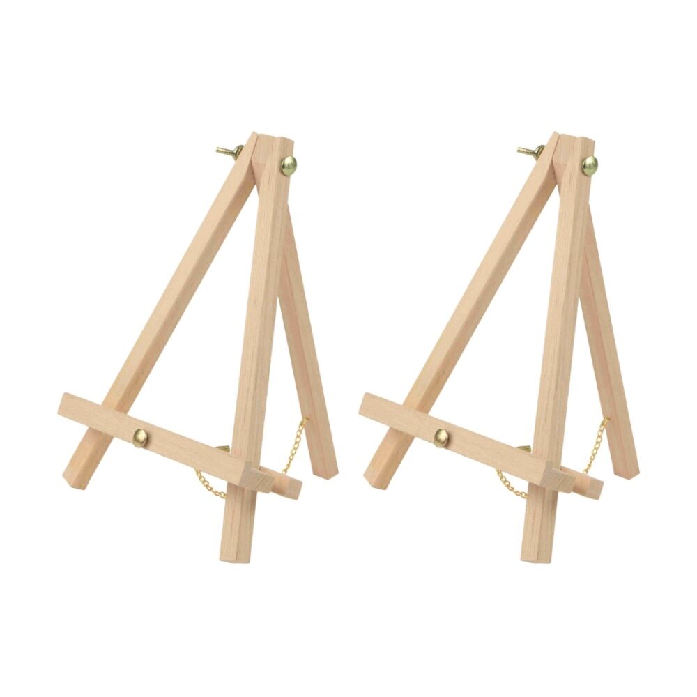 2PK Vivaio Mini Easel Beech Kids Art Display Holder Painting Stand 3y+ Wood