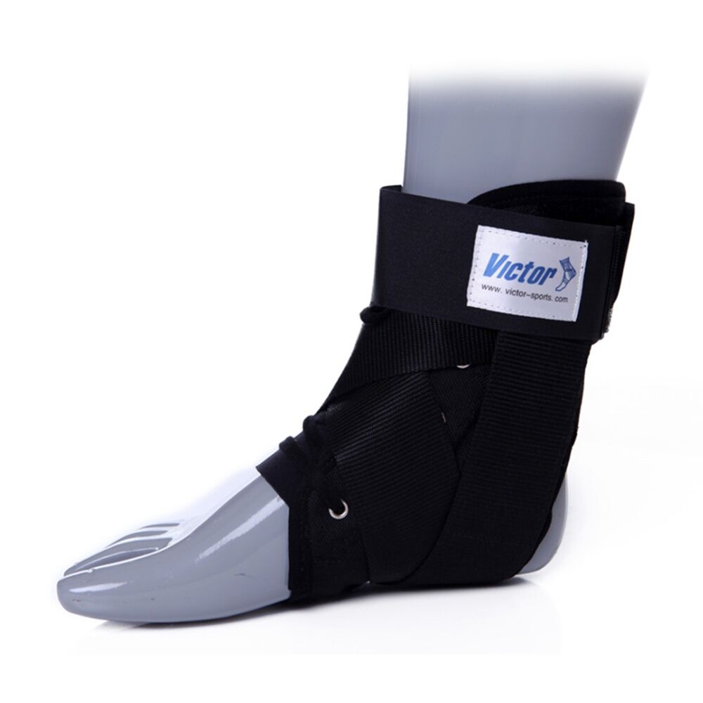 2PK Victor Sports PRO Adjustable Support Brace Ankle Stabiliser Small 18-20cm