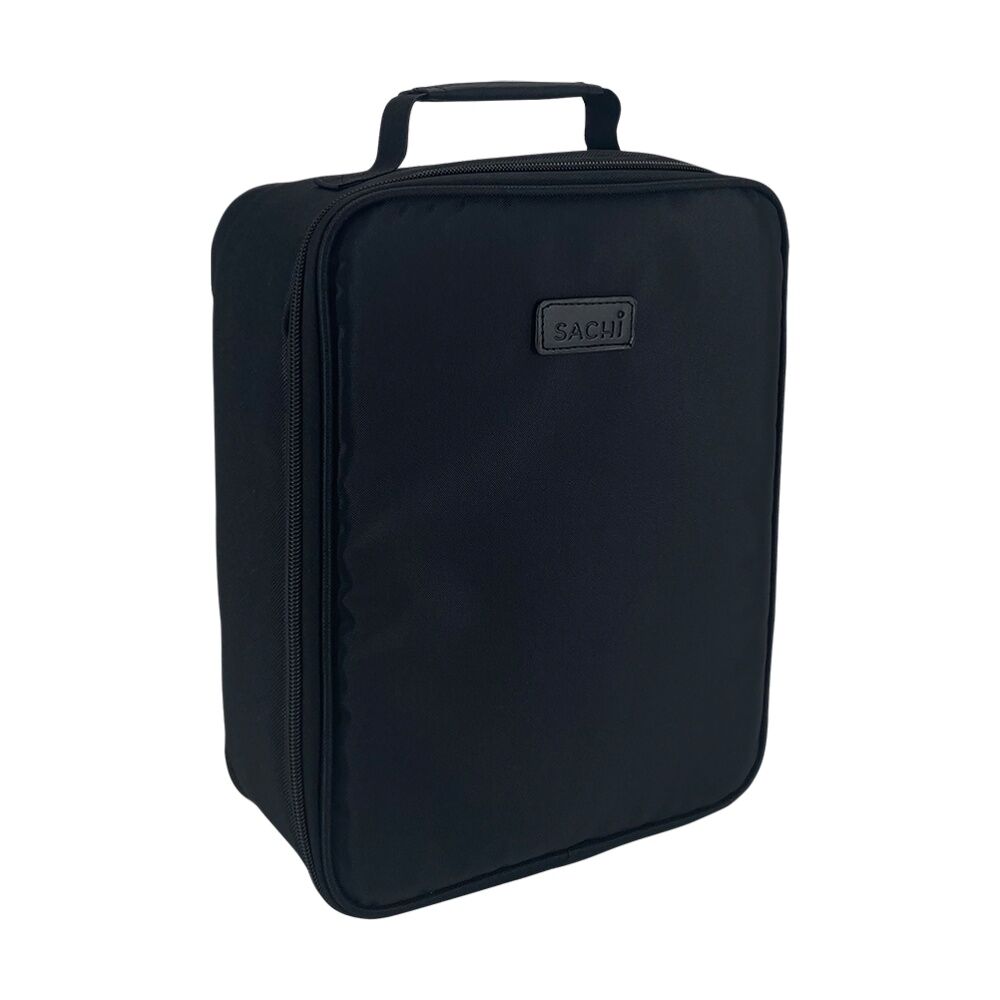 2PK Sachi XL Junior Insulated School Food Lunch Bag Black 24.5x11x30.5cm