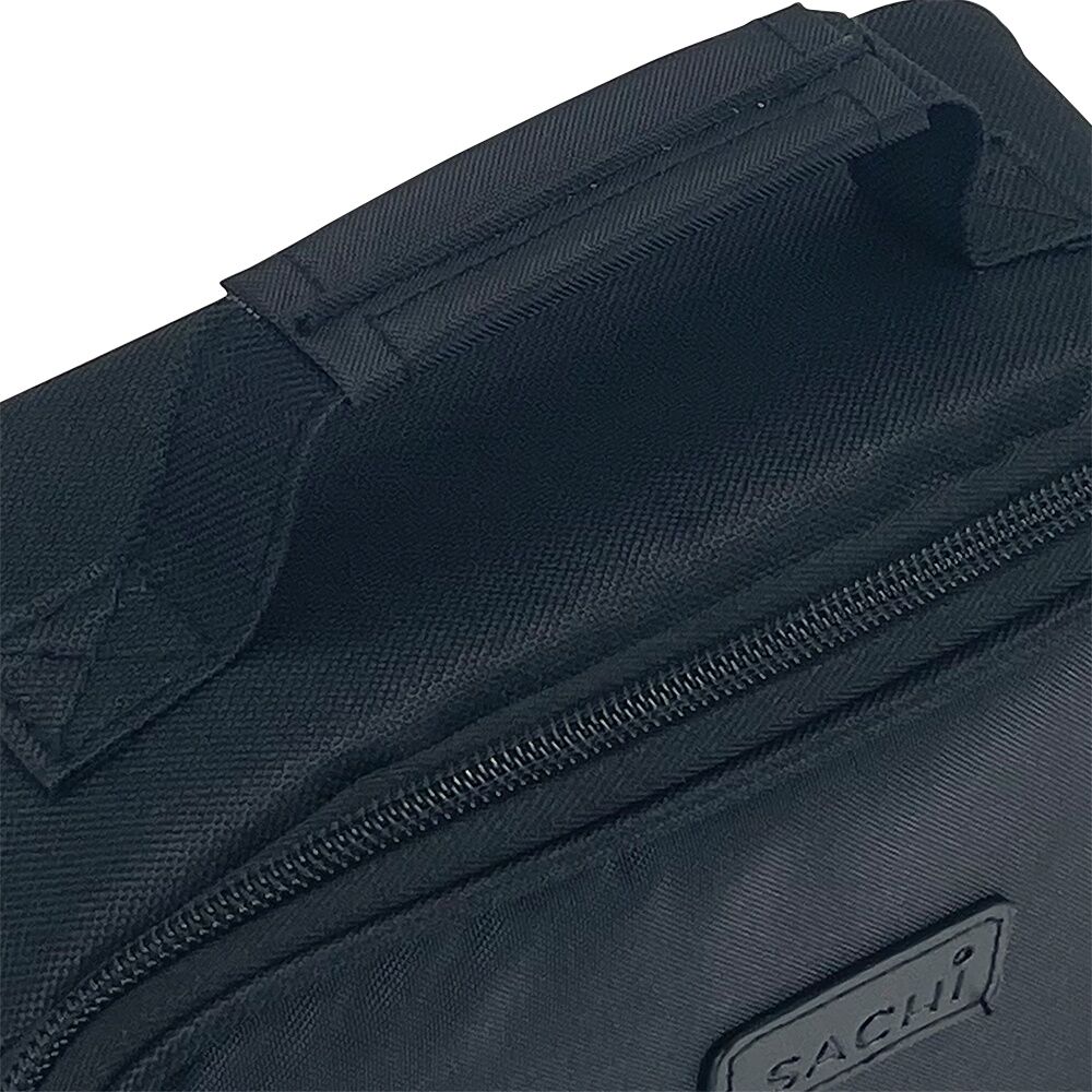 2PK Sachi XL Junior Insulated School Food Lunch Bag Black 24.5x11x30.5cm