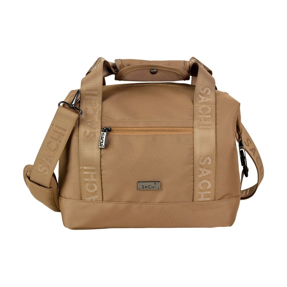 Sachi Insulated Versa Adjustable Expandable Storage Cooler Bag Latte 12L
