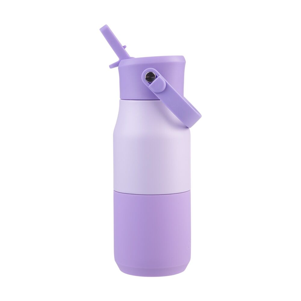Oasis Stainless Steel Insulated Drink Bottle W/ Sipper Lilac 400ml
