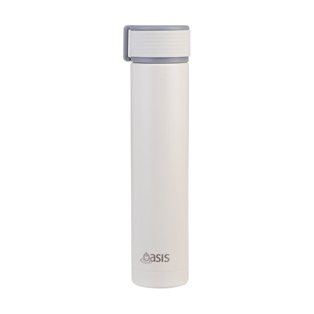 Oasis Stainless Steel Double Wall Insulated Drink Bottle Alabaster 250ml