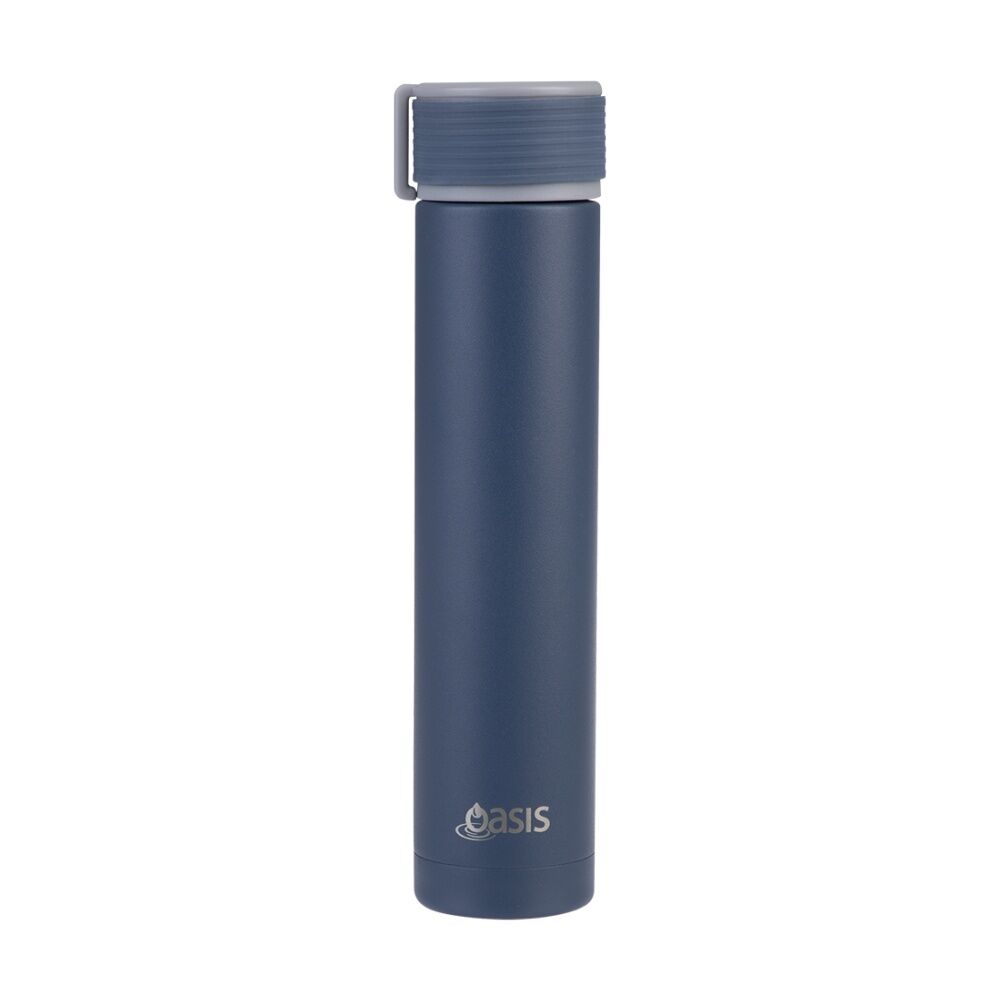 Oasis Stainless Steel Double Wall Insulated Drink Bottle Indigo 250ml