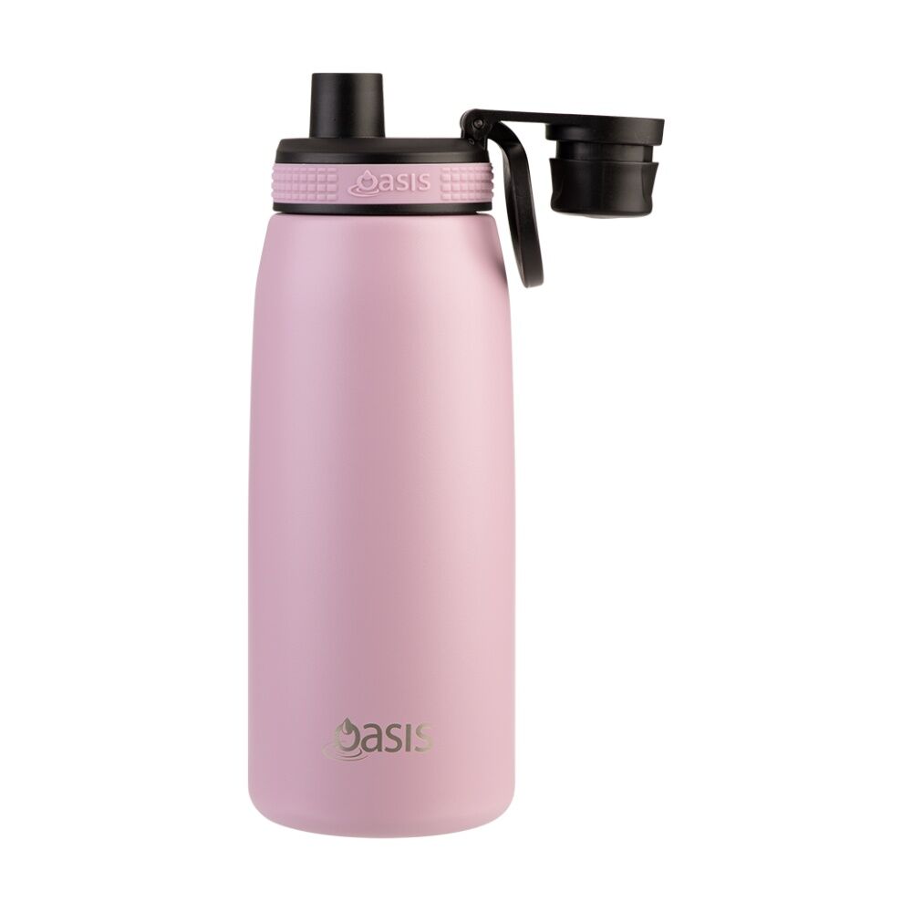 Oasis Stainless Steel Double Wall Insulated Sports Bottle Blush 780ml