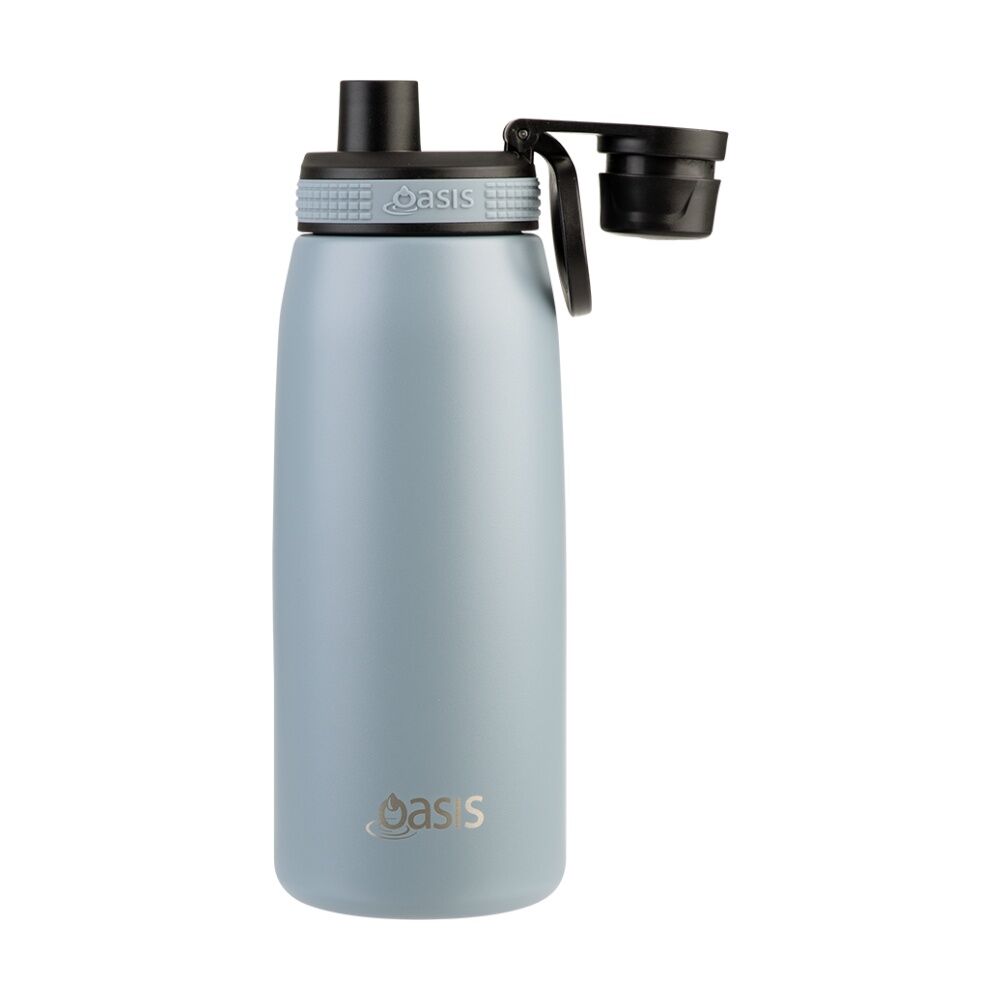 Oasis Stainless Steel Double Wall Insulated Sports Bottle Hazy Blue 780ml