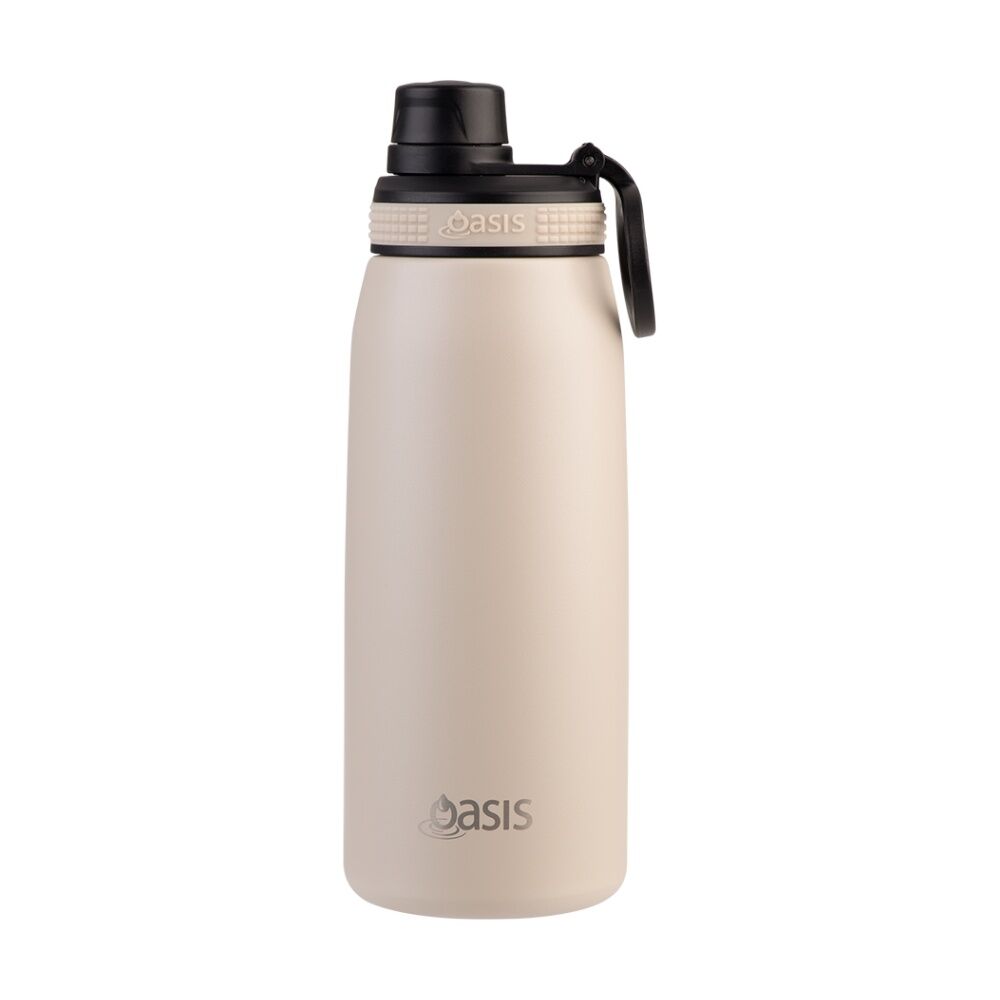 Oasis Stainless Steel Double Wall Insulated Sports Bottle Oat 780ml