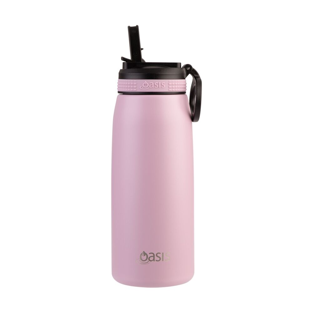 Oasis Stainless Steel Double Wall Insulated Sports Bottle Blush 780ml