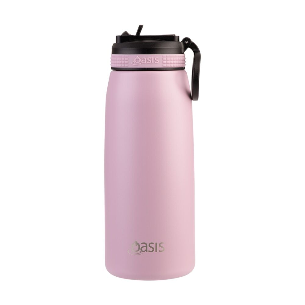 Oasis Stainless Steel Double Wall Insulated Sports Bottle Blush 780ml