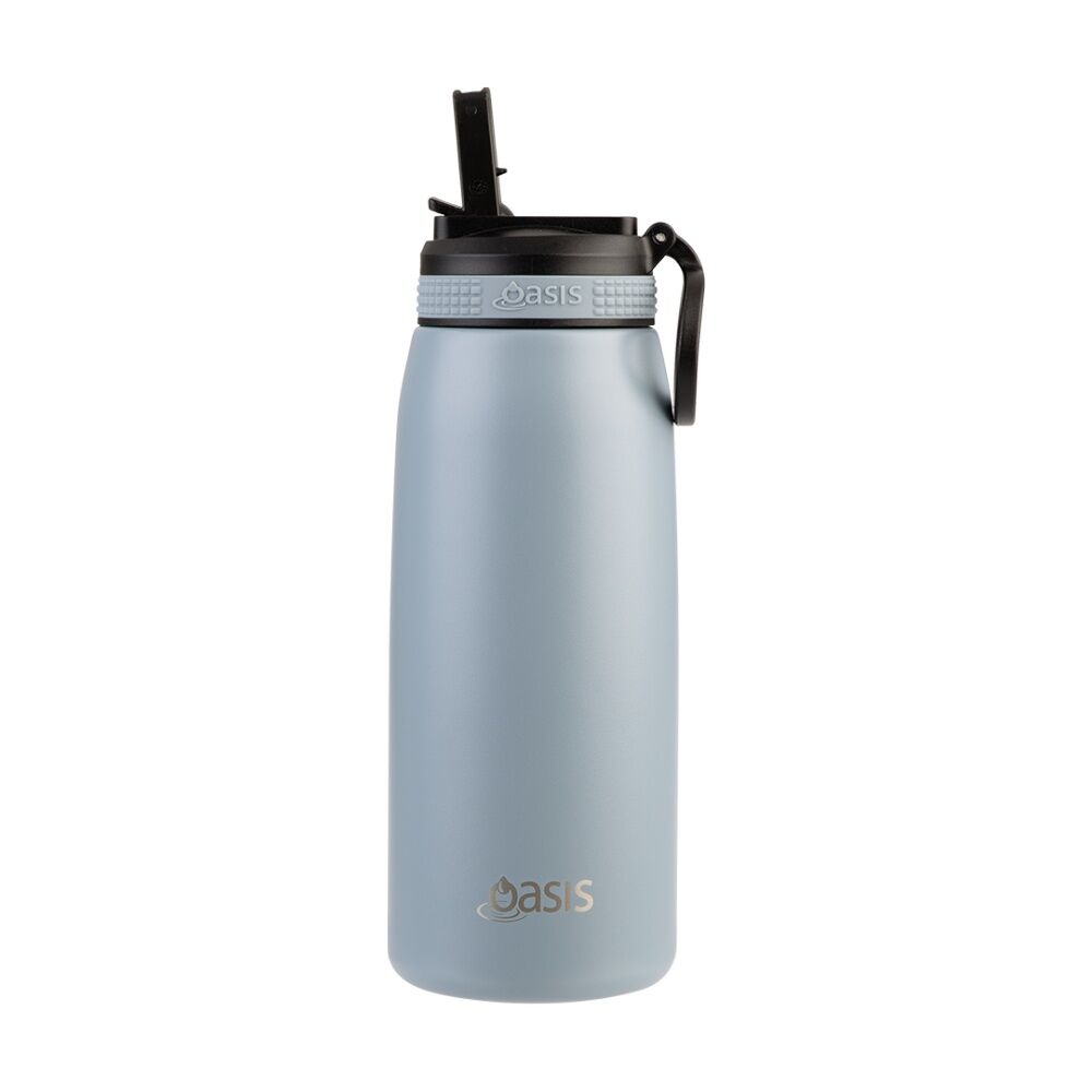 Oasis Stainless Steel Double Wall Insulated Sports Bottle Hazy Blue 780ml