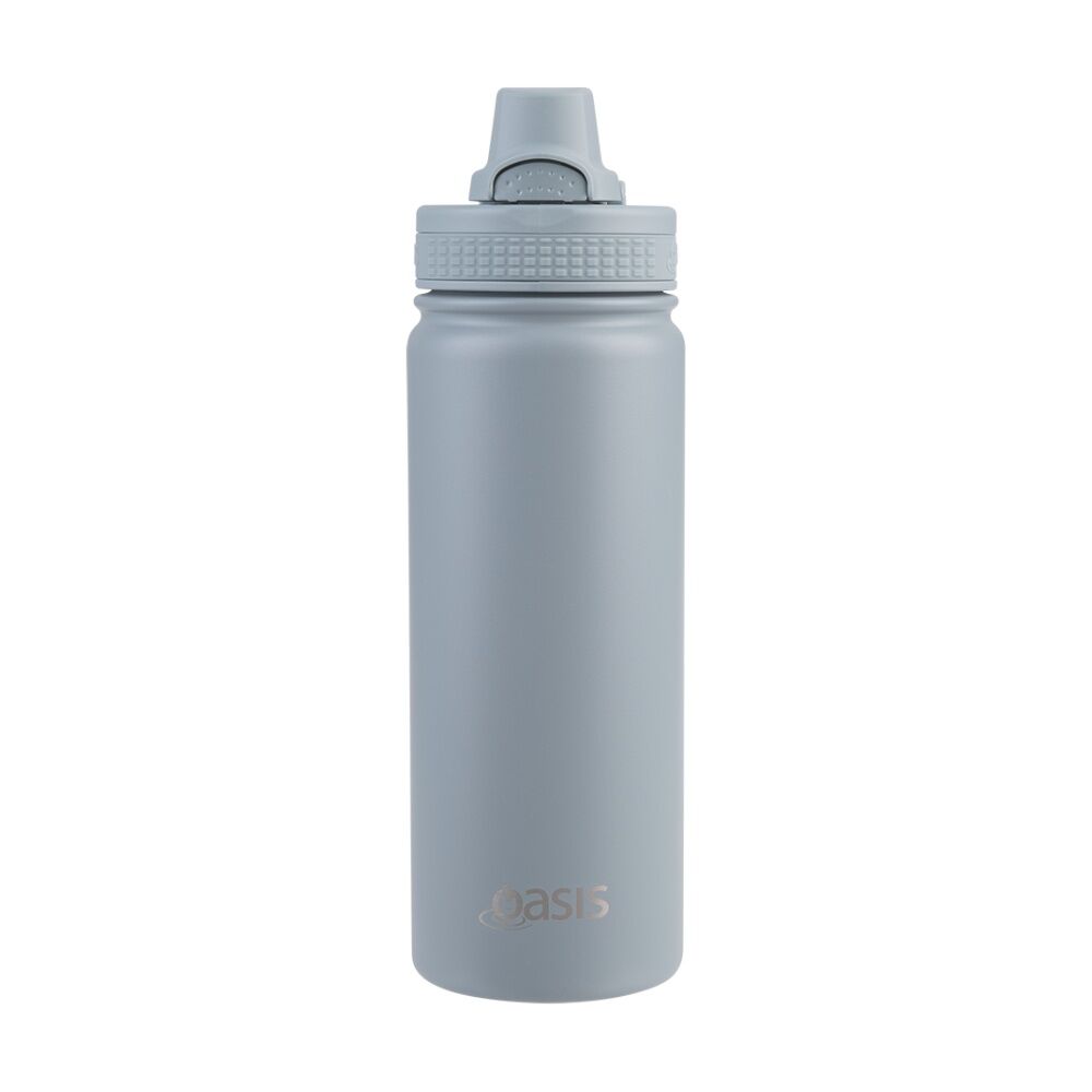 Oasis Stainless Steel Double Wall Insulated Sports Bottle Hazy Blue 550ml
