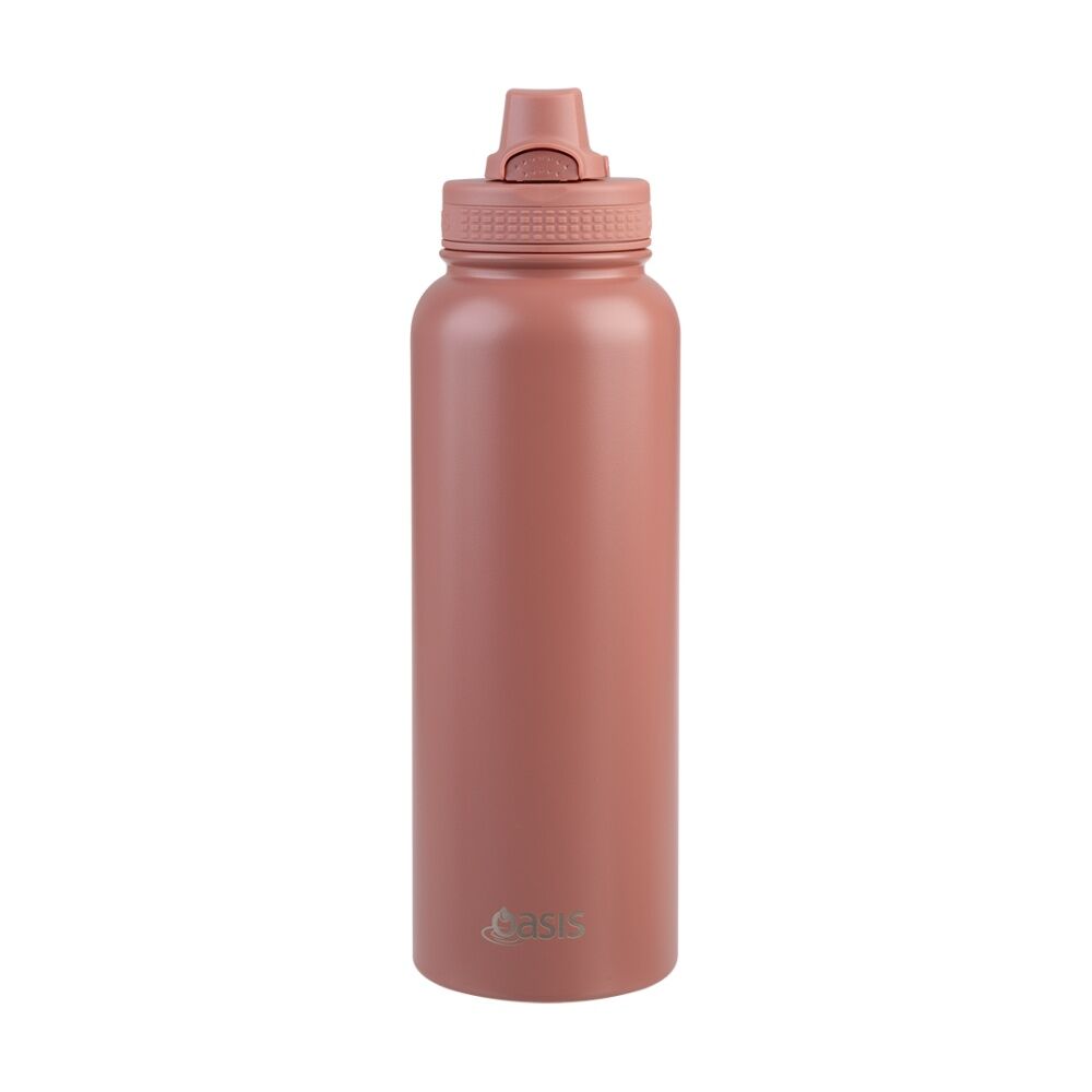 Oasis Stainless Steel Double Wall Insulated Sports Bottle Auburn 1.1L