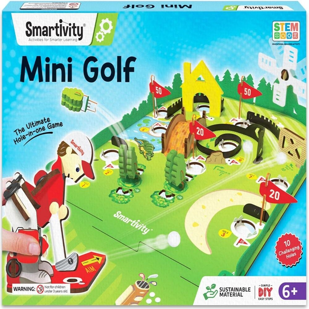 Smartivity Mini Golf Interactive Toy STEM Construction Kit For Kids 6-14