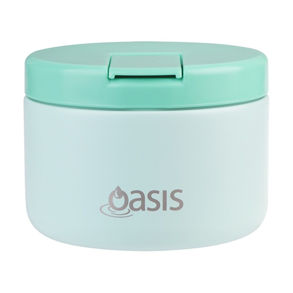 Oasis Stainless Steel Double Wall Insulated Food Flask Mint 300ml