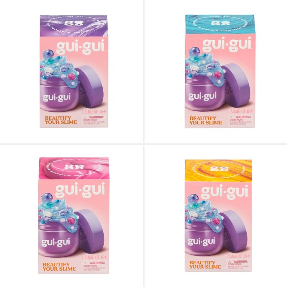 Gui Gui Scented Slime Kit 4 Textures Create Collect Assorted