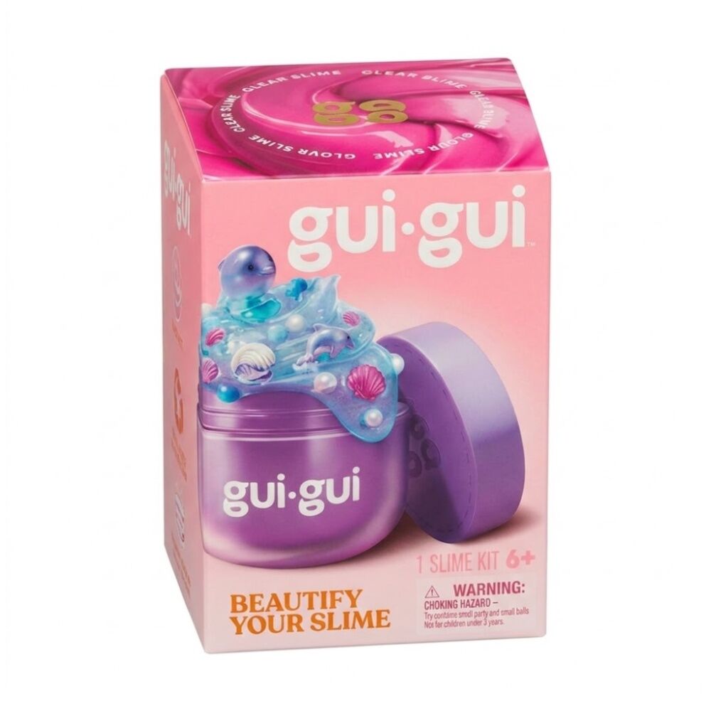 2PK Gui Gui Scented Slime Kit 4 Textures Create Collect Assorted