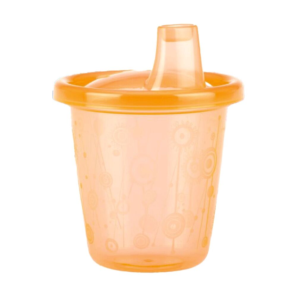 6x Nuby Wash Or Toss Hard Spout Sipper Cups Durable 210ml Assorted 12m+
