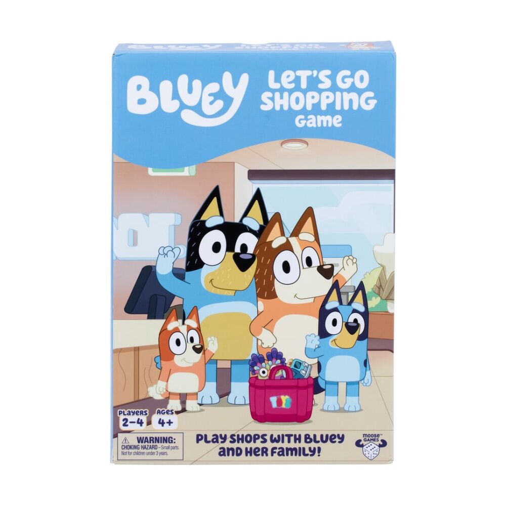 Bluey Let's Go Shopping Game Kids 4y+ Family Fun