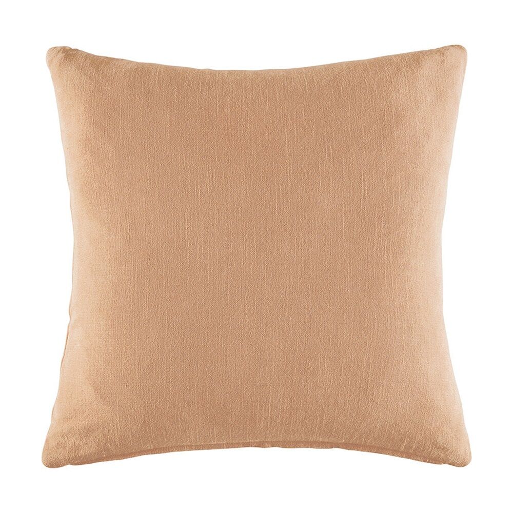 Kas Australia Amani Cushion Tropical Leaf Embroidered Pink 50x50cm