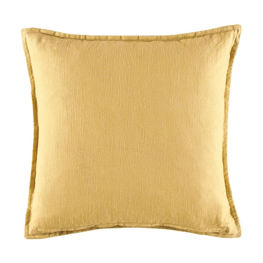 Kas Australia Drake Cushion Cotton Patterned Neutral 50x50cm