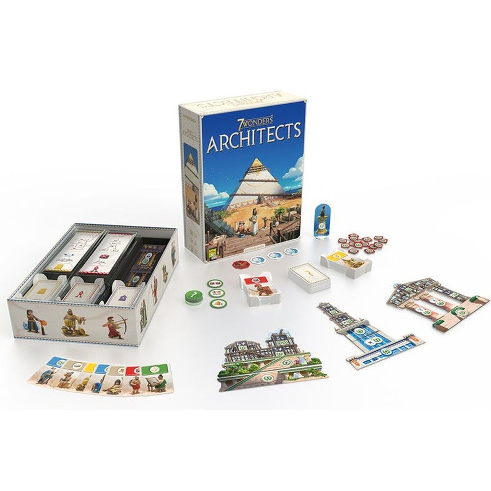 Asmodee 7 Wonders Architects Board Game 2-7 Players 30+ Minute Play 8y+
