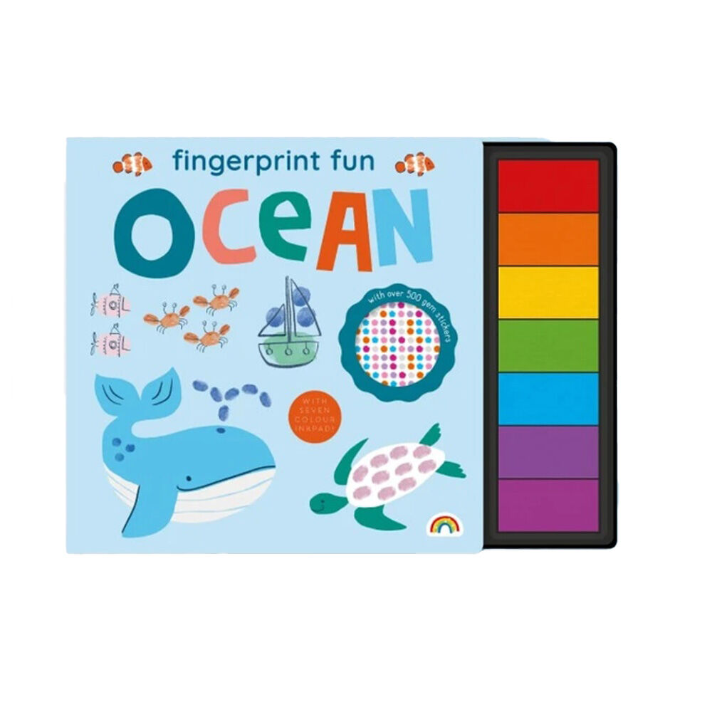 Really Decent Books Fingerprint Fun Ocean Kids Activity Book 3y+