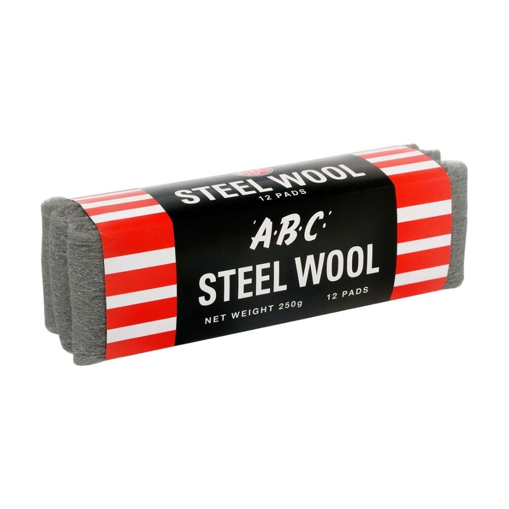 2PK ABC 250g Home Professional Cleaning Steel Wool Sleeves Grade 0000